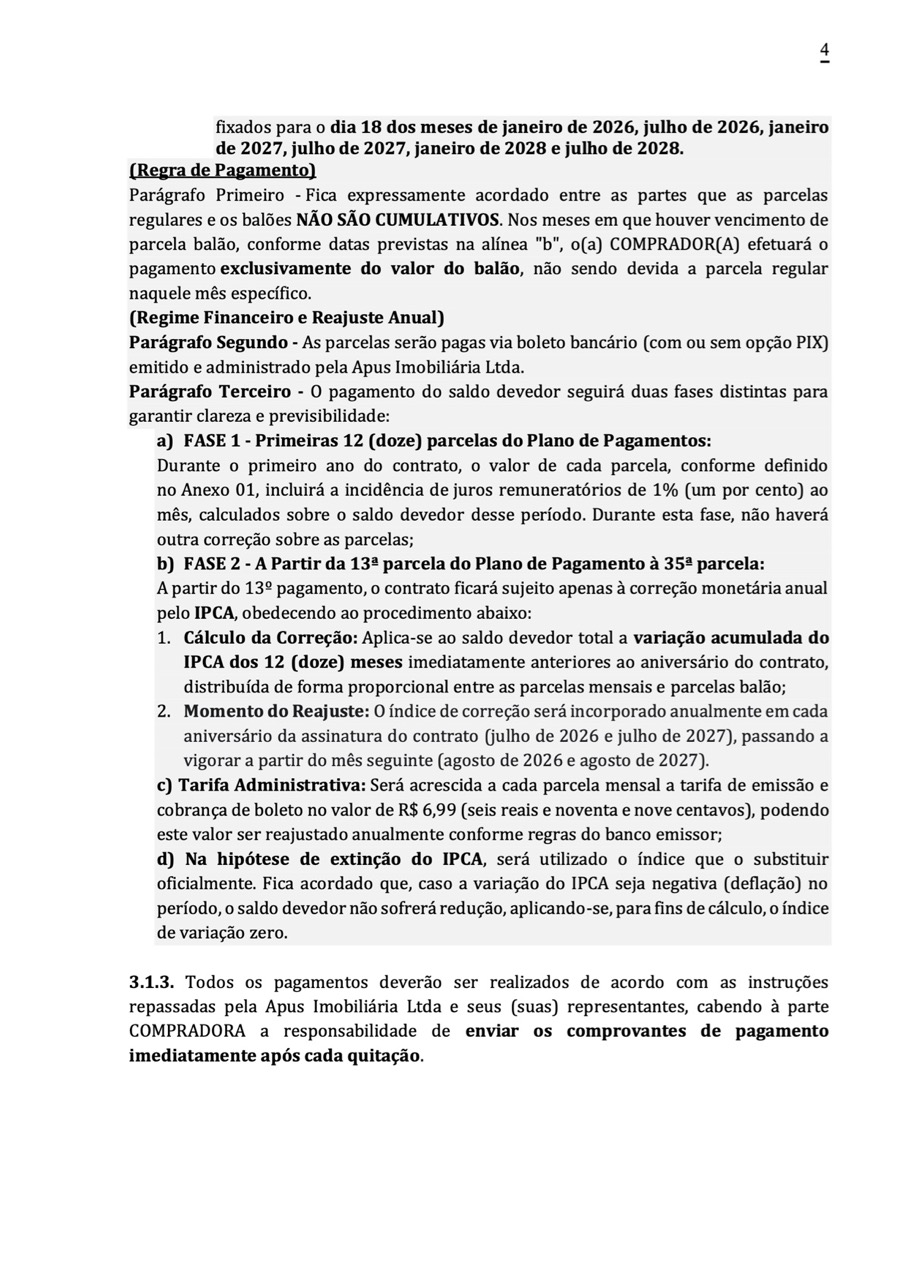 Página 4 do contrato